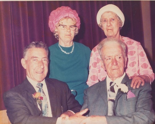 Louisa & Harold Thompson with Ann & Thomas McCretton